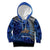 New Zealand Stewart Island Kid Hoodie Rakiura Kiwi Maori Glowing Sky