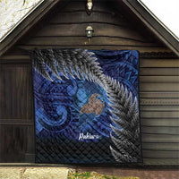 New Zealand Stewart Island Quilt Rakiura Kiwi Maori Glowing Sky