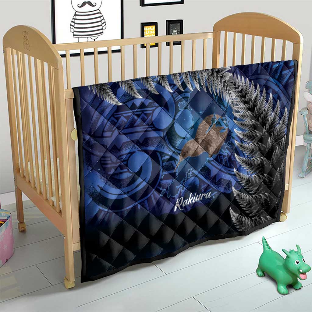 New Zealand Stewart Island Quilt Rakiura Kiwi Maori Glowing Sky