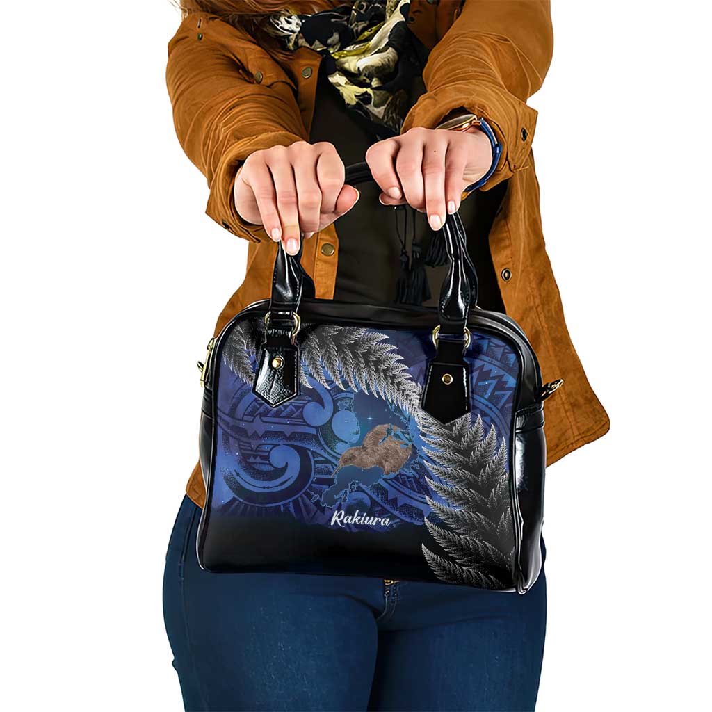 New Zealand Stewart Island Shoulder Handbag Rakiura Kiwi Maori Glowing Sky