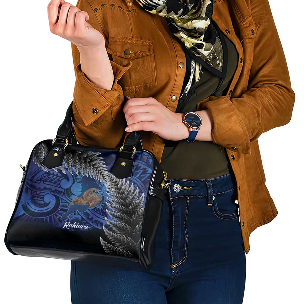 New Zealand Stewart Island Shoulder Handbag Rakiura Kiwi Maori Glowing Sky