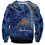 New Zealand Stewart Island Sweatshirt Rakiura Kiwi Maori Glowing Sky
