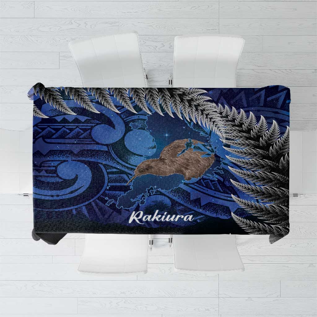 New Zealand Stewart Island Tablecloth Rakiura Kiwi Maori Glowing Sky