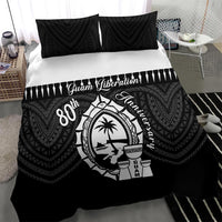 Guam Liberation Day Bedding Set Biba Guahan Chamorro 80th Anniversary - Black