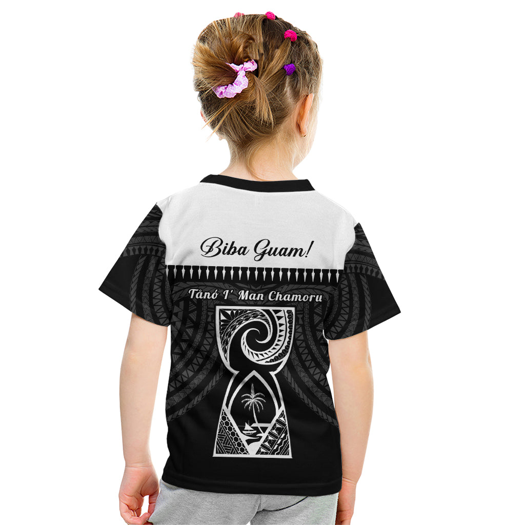 Guam Liberation Day Kid T Shirt Biba Guahan Chamorro 80th Anniversary - Black