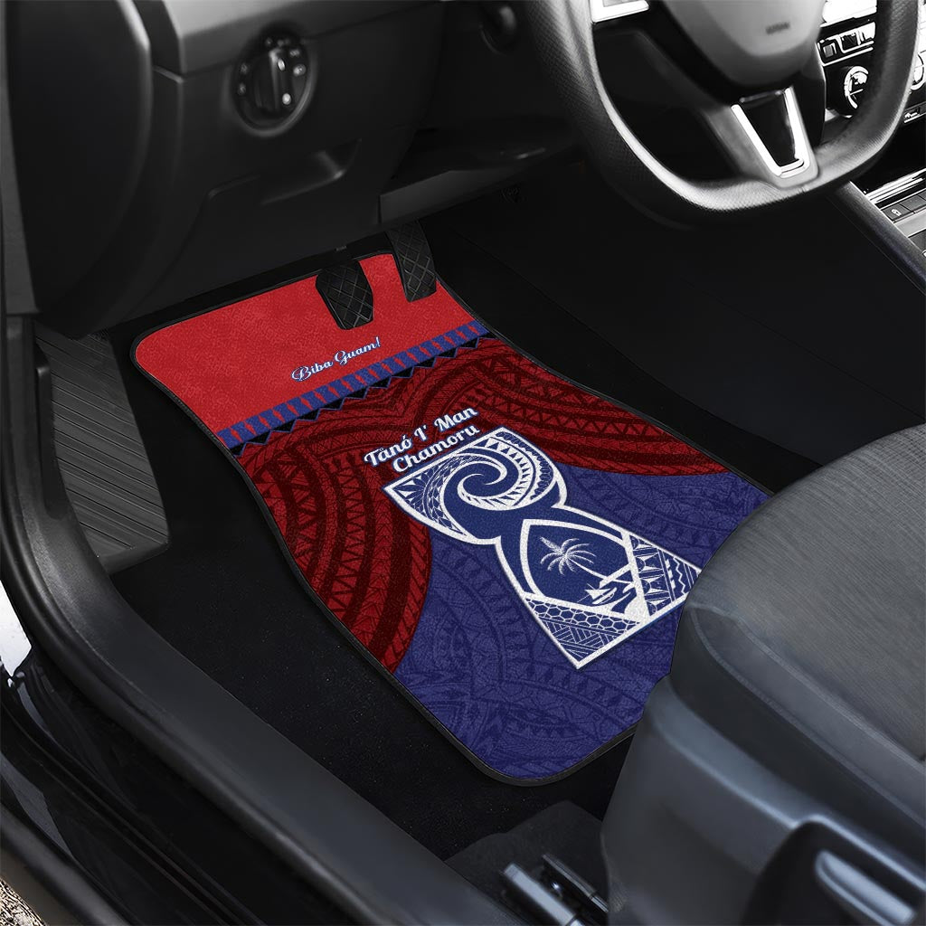 Guam Liberation Day Car Mats Biba Guahan Chamorro 80th Anniversary - Blue
