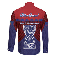 Guam Liberation Day Family Matching Long Sleeve Bodycon Dress and Hawaiian Shirt Biba Guahan Chamorro 80th Anniversary - Blue LT14 - Polynesian Pride