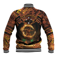 Samoa Teuila 2024 Festival Baseball Jacket Samoan Siva Afi With Red Gingers