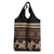 Black Samoa Siapo Teuila Flowers Grocery Bag