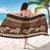 Brown Samoa Siapo Teuila Flowers Sarong