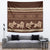 Brown Samoa Siapo Teuila Flowers Tapestry