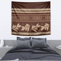 Brown Samoa Siapo Teuila Flowers Tapestry