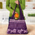Purple Samoa Siapo Teuila Flowers Grocery Bag