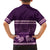 Purple Samoa Siapo Teuila Flowers Hawaiian Shirt