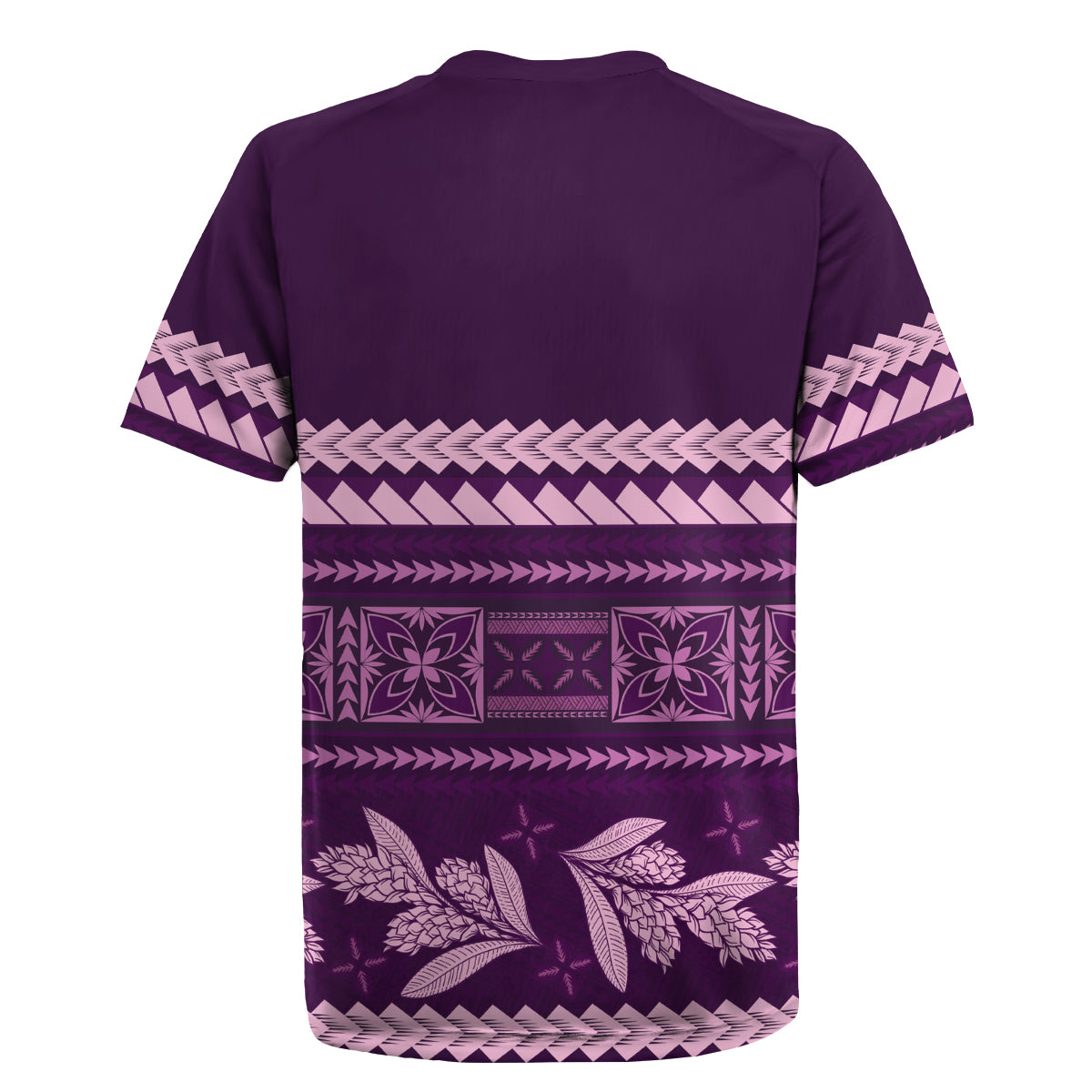 Purple Samoa Siapo Teuila Flowers Rugby Jersey