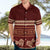 Red Samoa Siapo Teuila Flowers Hawaiian Shirt