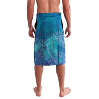 Turquoise Polynesia Father's Day Lavalava Dad You Are My Hero