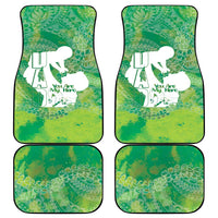 Green Polynesia Father's Day Car Mats Dad You Are My Hero