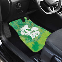 Green Polynesia Father's Day Car Mats Dad You Are My Hero