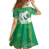 Green Polynesia Father's Day Family Matching Summer Maxi Dress and Hawaiian Shirt Dad You Are My Hero