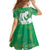 Green Polynesia Father's Day Family Matching Summer Maxi Dress and Hawaiian Shirt Dad You Are My Hero