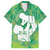 Green Polynesia Father's Day Family Matching Summer Maxi Dress and Hawaiian Shirt Dad You Are My Hero