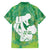 Green Polynesia Father's Day Family Matching Summer Maxi Dress and Hawaiian Shirt Dad You Are My Hero