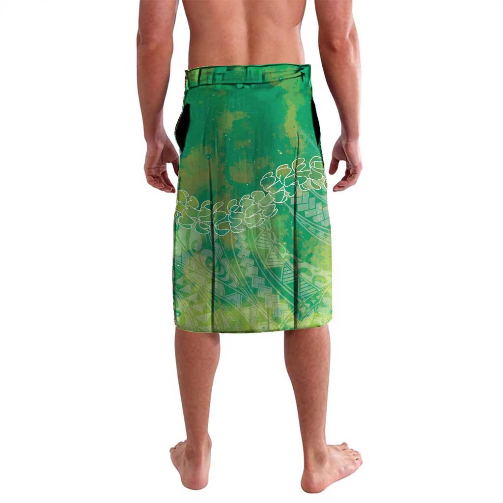 Green Polynesia Father's Day Lavalava Dad You Are My Hero