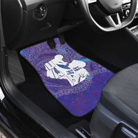 Purple Polynesia Father's Day Car Mats Dad You Are My Hero