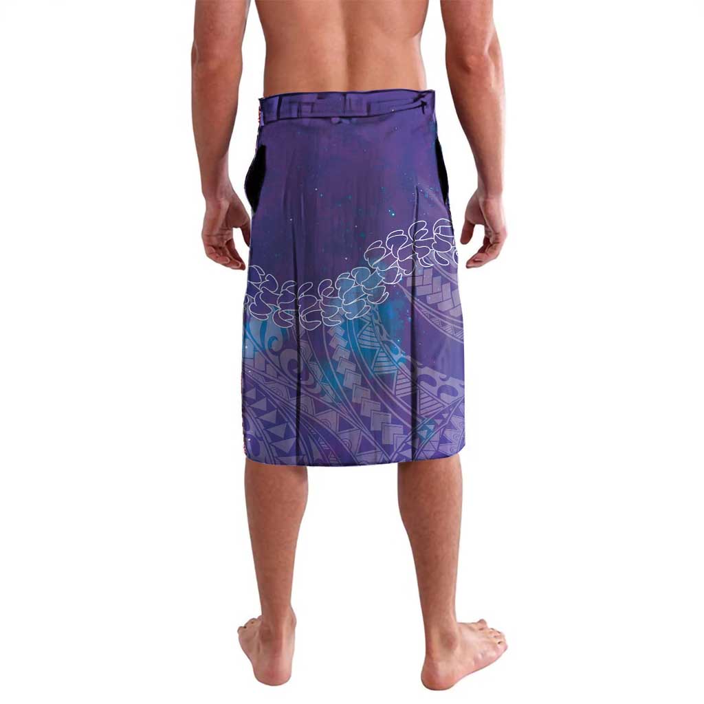 Purple Polynesia Father's Day Lavalava Dad You Are My Hero