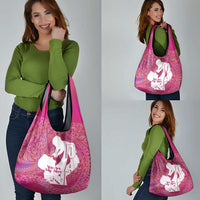 Pink Polynesia Father's Day Grocery Bag Dad You Are My Hero