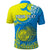 Custom Palau Independence Day Polo Shirt Happy 29th Anniversary Polynesian Hammerhead Shark LT14 - Polynesian Pride