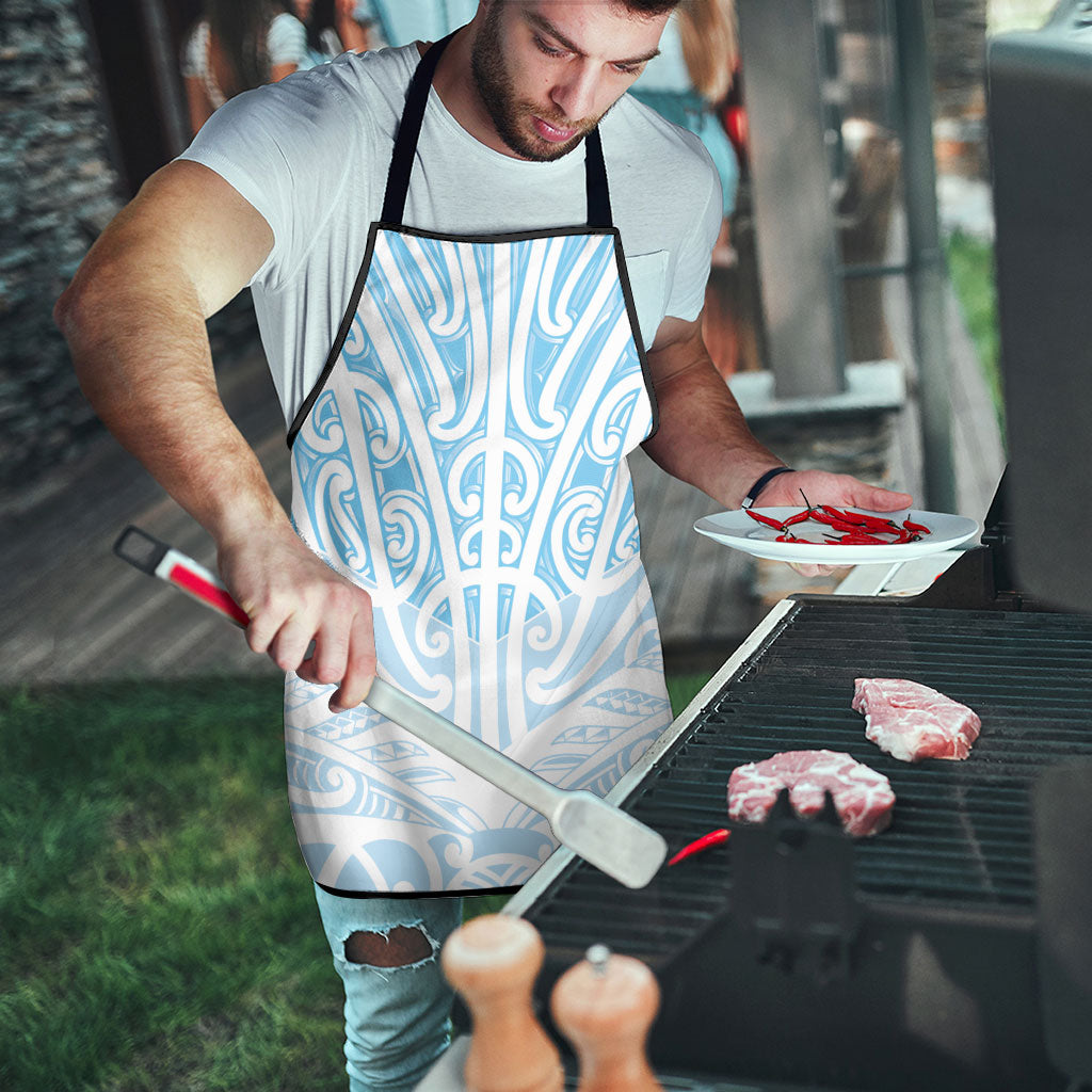 Blue New Zealand Puhoro Maori Tattoo Apron