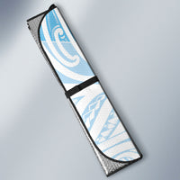 Blue New Zealand Puhoro Maori Tattoo Auto Sun Shade