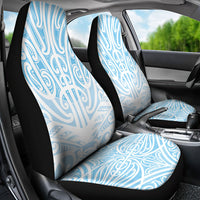 Blue New Zealand Puhoro Maori Tattoo Car Seat Cover