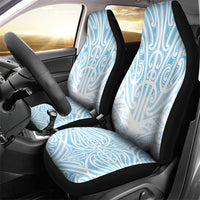 Blue New Zealand Puhoro Maori Tattoo Car Seat Cover