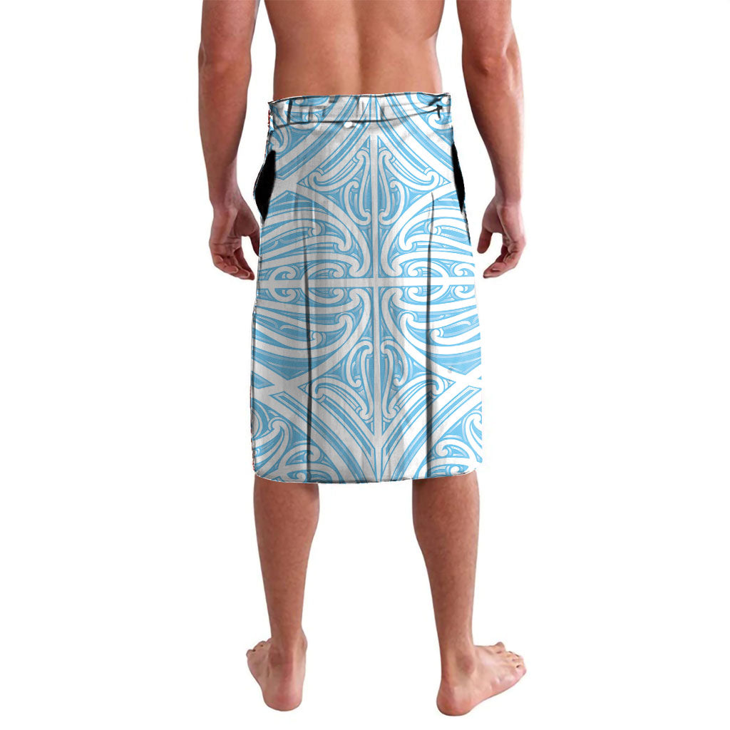 Blue New Zealand Puhoro Maori Tattoo Lavalava