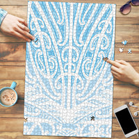 Blue New Zealand Puhoro Maori Tattoo Puzzle