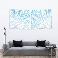 Blue New Zealand Puhoro Maori Tattoo Tapestry