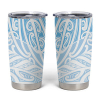 Blue New Zealand Puhoro Maori Tattoo Tumbler Cup