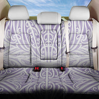 Purple New Zealand Puhoro Maori Tattoo Back Car Seat Cover