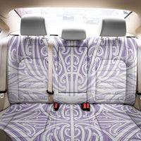 Purple New Zealand Puhoro Maori Tattoo Back Car Seat Cover