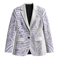 Purple New Zealand Puhoro Maori Tattoo Blazer