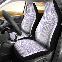 Purple New Zealand Puhoro Maori Tattoo Car Seat Cover