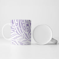 Purple New Zealand Puhoro Maori Tattoo Ceramic Mug