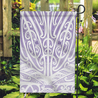 Purple New Zealand Puhoro Maori Tattoo Garden Flag