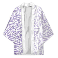 Purple New Zealand Puhoro Maori Tattoo Kimono