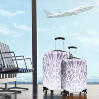 Purple New Zealand Puhoro Maori Tattoo Luggage Cover