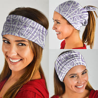 Purple New Zealand Puhoro Maori Tattoo Neck Gaiter