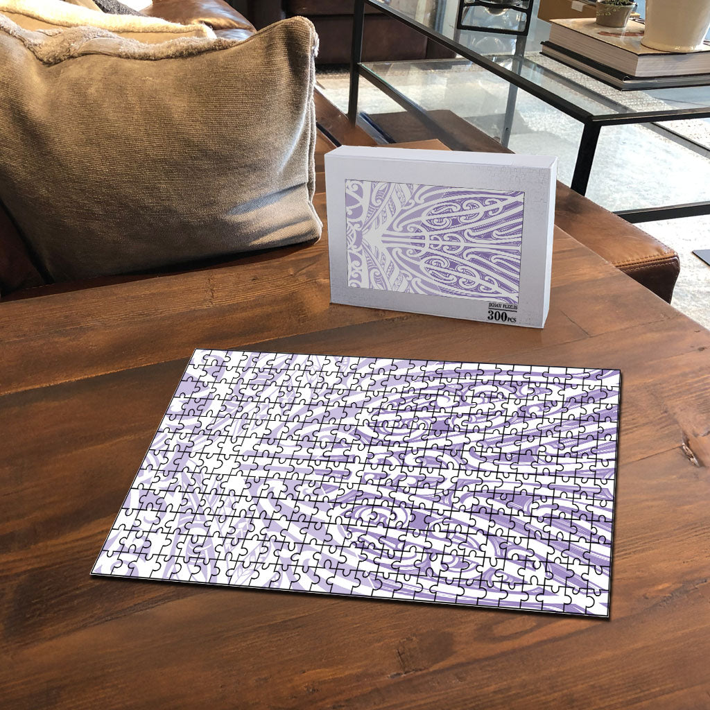 Purple New Zealand Puhoro Maori Tattoo Puzzle